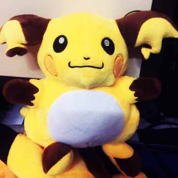 GẤU BÔNG POKEMON CHUỘT ĐIỆN RAICHU  HÀNG CHÍNH HÃNG POKEMON MỚI 100% ĐẸP TỪNG CM