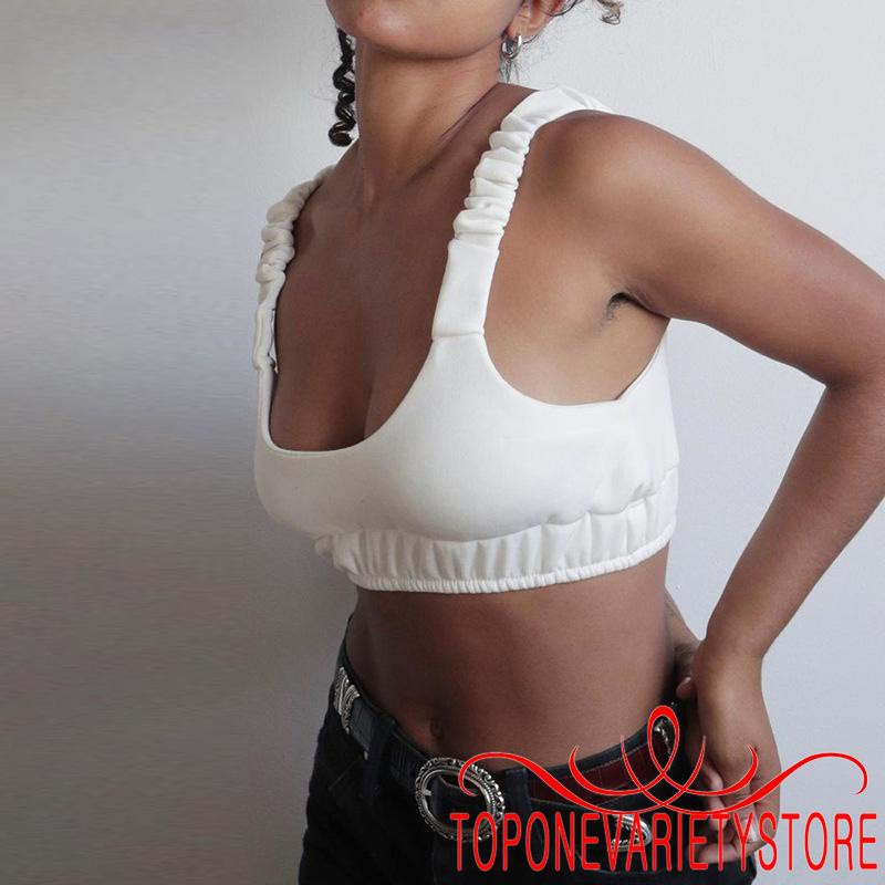 Áo Lửng Hai Dây Cổ Chữ U Thời Trang Nữ