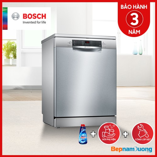 Máy Rửa Bát Bosch SMS46MI05E Tích Hợp 6 Chương Trình Rửa Thông Minh