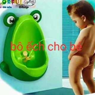 Bô tiểu mini hình ếch cho bé trai