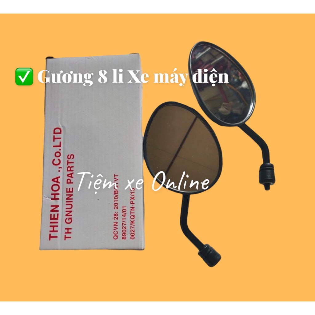 Gương tai mèo xe máy điện 8 li