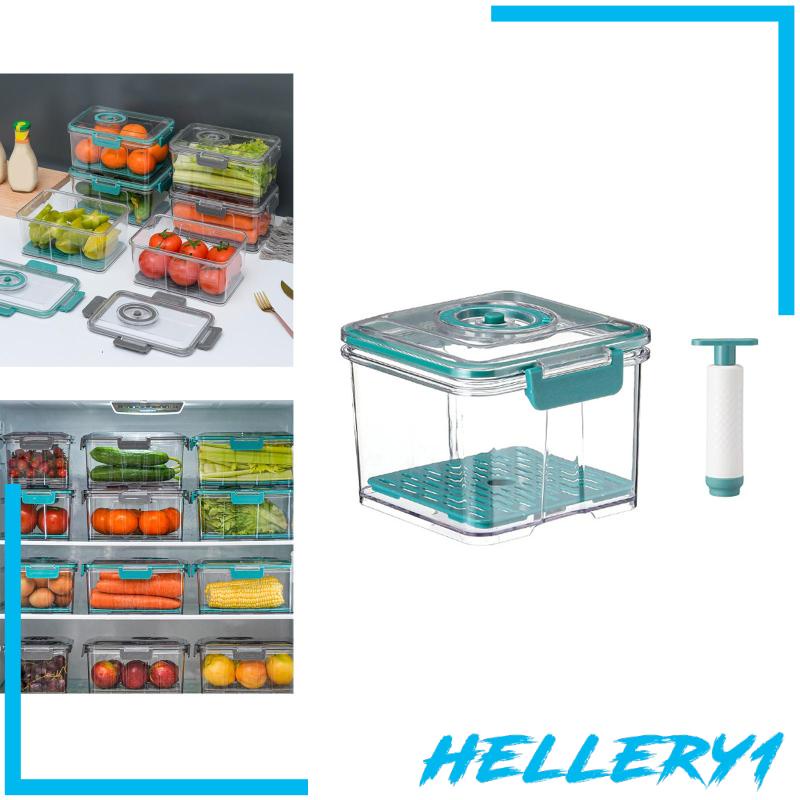 1 Hộp Nhựa Hút Chân Không Hình Chữ Nhật Đựng Thực Phẩm