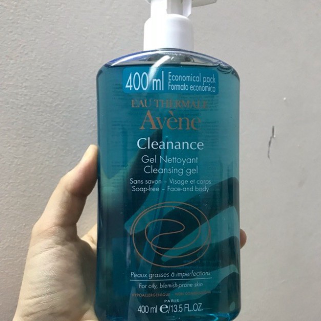 Avene Cleanance Gel Nettoyant - Sữa Rửa Mặt Dạng Gel Cho Da Nhạy Cảm 400ml