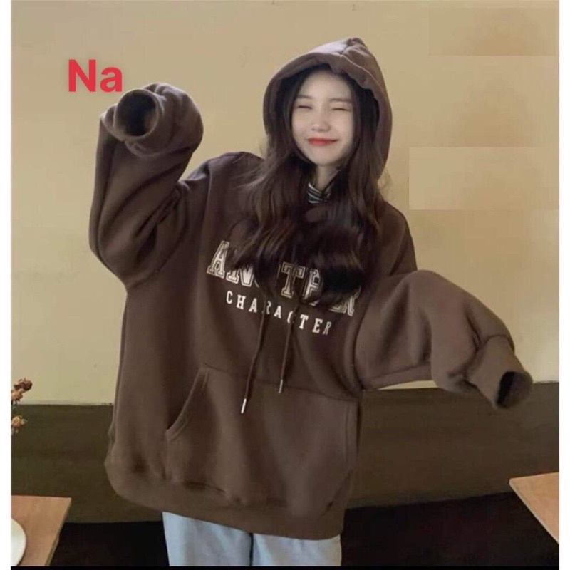 Áo hoodie ANOTHER mũ 2 lớp NAA588