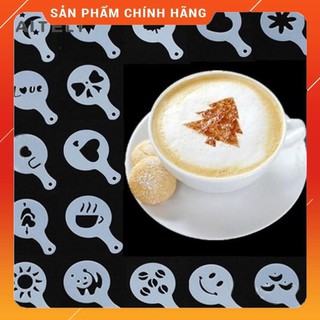 Bộ 16 Khuôn nhựa tạo hình cà phê capuchino