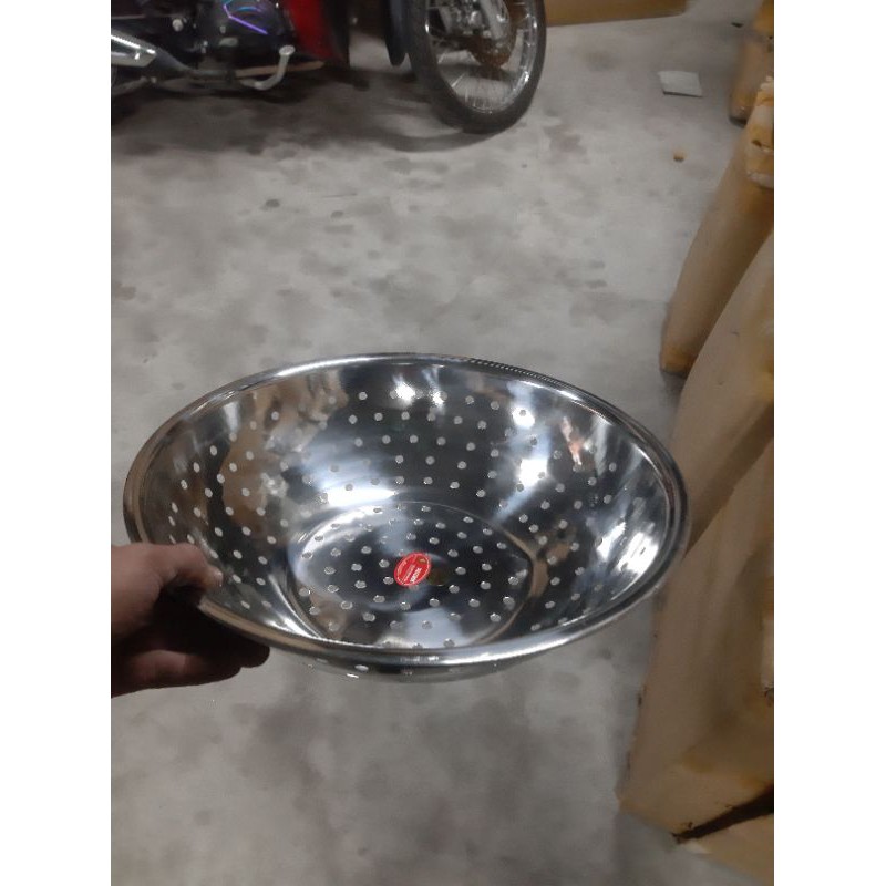 Rổ inox ,rổ rửa rau,rổ úp bát đũa ,hàng inox dày dặn bóng đẹp đủ size 22_38