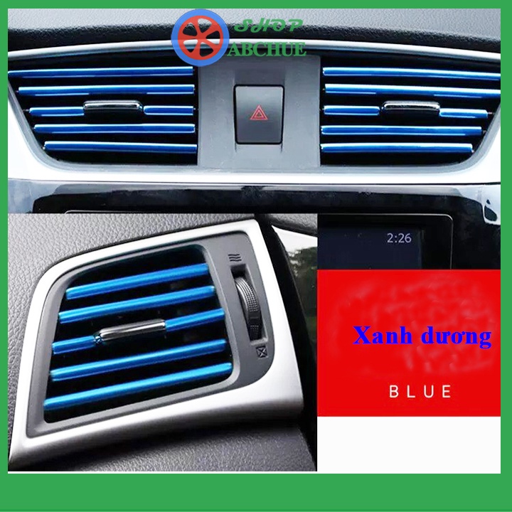 Nẹp viền trang trí cửa gió điều hòa ô tô