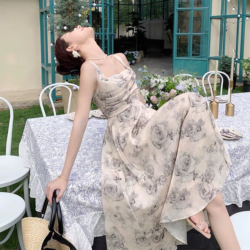 Đầm nữ vintage phong cách Quảng Châu