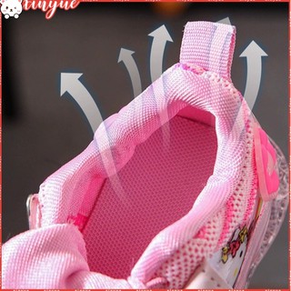 Giày Thể Thao Hello Kitty Có Đèn Led Cho Bé Size 21-30