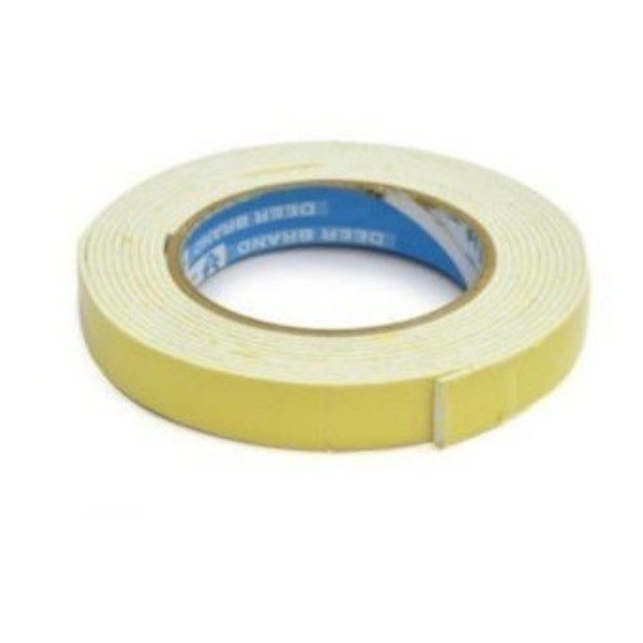 BĂNG KEO 2 MẶT CUỘN 13 VÒNG CAO 2CM