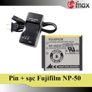 Bộ 01 pin Fujifilm NP-50 + 01 sạc Fujifilm BC-50 - Hàng nhập khẩu