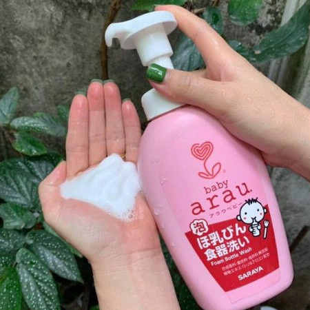 NƯỚC RỬA BÌNH ARAU NHẬT CHAI 500ML/TÚI 450ML