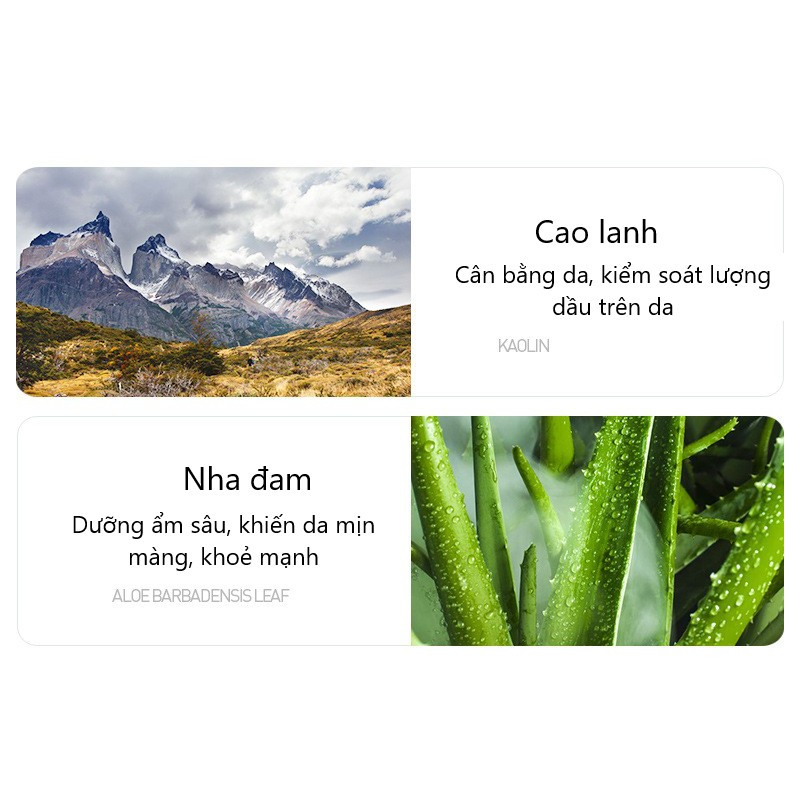Hộp 8 Mặt nạ đất sét bơ BIOAQUA dưỡng ẩm kiềm dầu nội địa Trung 8*7.5g