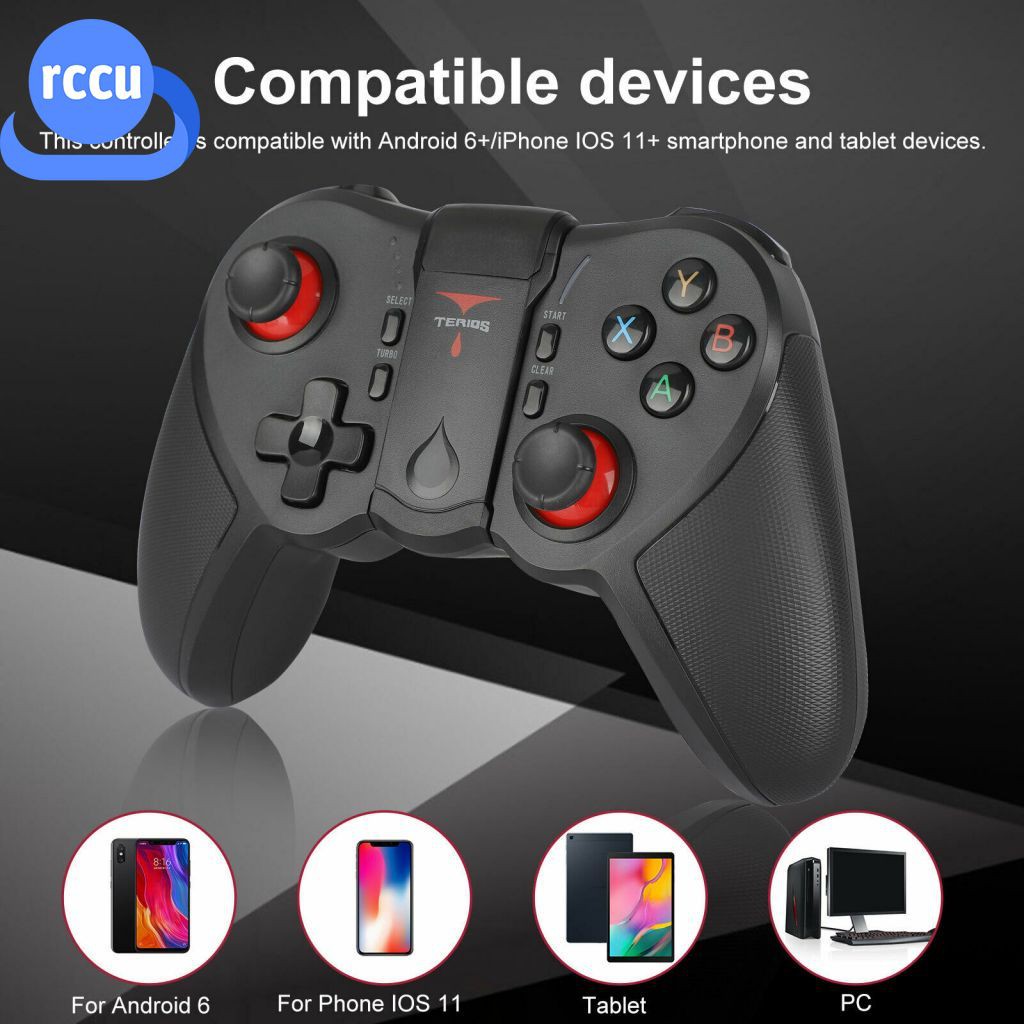 r Wireless Bluetooth Gamepad Game Controller Joystick For Android IOS Phone Tablet 『 rccu vn』