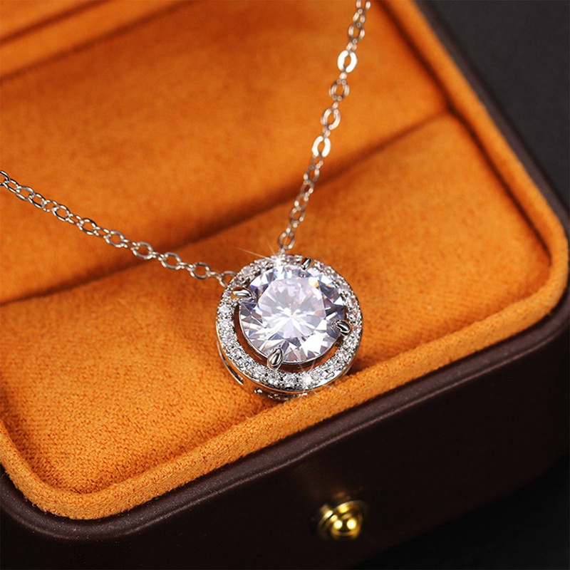 Vòng cổ Đính Đá Zircon Sang Trọng Thời Trang Dành Cho Nữ