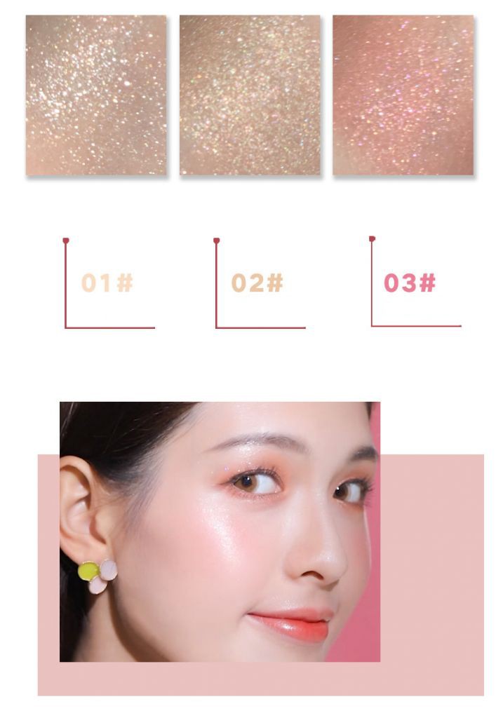 ☀☀☀ (Hàng Mới Về) Bảng Phấn Má Hồng Bắt Sáng 3 Màu Ngọc Trai Mềm Mịn ☝☝☝ | BigBuy360 - bigbuy360.vn