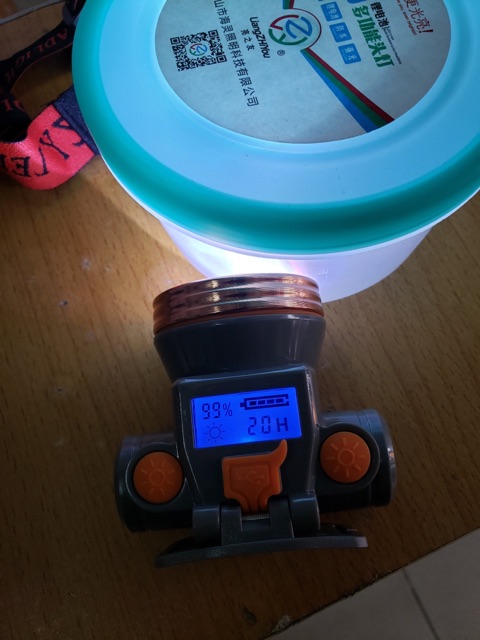 Đèn Pin Đội Đầu Có Đèn Led LCD 5212 Pin 10H