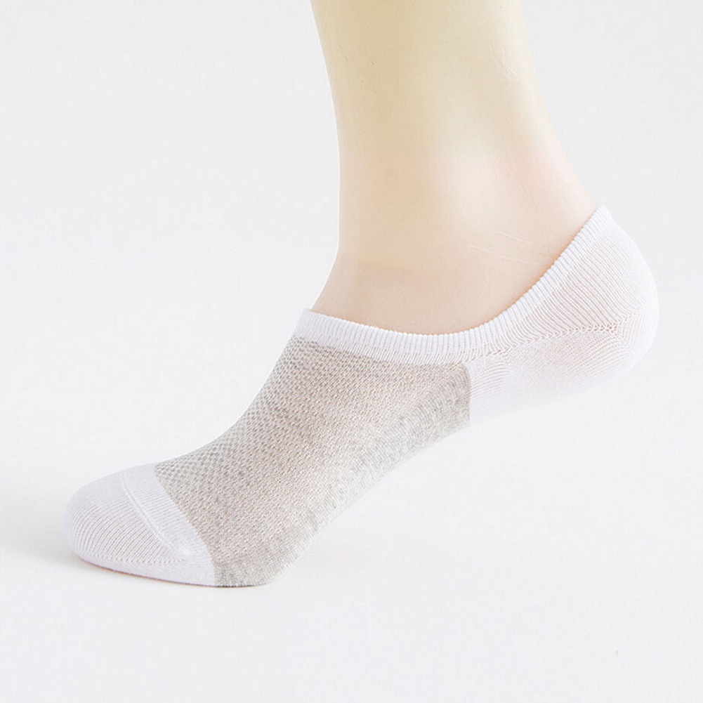 Đôi Tất Thuyền Cotton Ngắn Co Giãn Chống Trượt Cho Nam