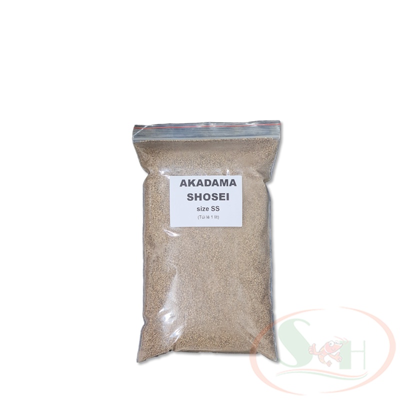 Nền Shosei Akadama Soil đất nung túi 1 lít giá thể trồng cây bonsai sen đá bể thủy sinh cá tép