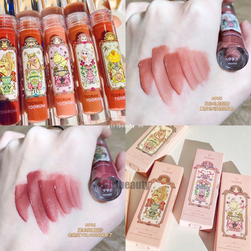 Son Bóng Dạng Lỏng Dưỡng Ẩm Lâu Trôi Thương Hiệu Toorune