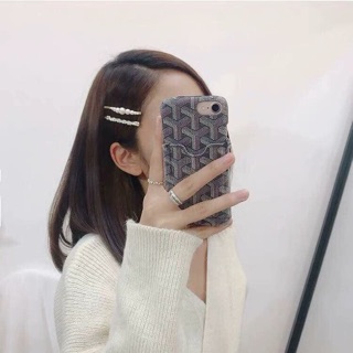 Kẹp tóc mái ngọc trai nhựa