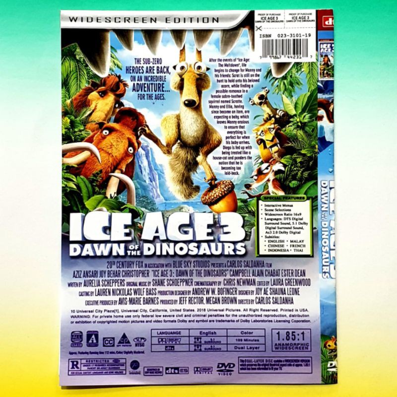 Mô Hình Nhân Vật Khủng Long Trong Phim Ice Age Dawn Of The Dinosaurs 3