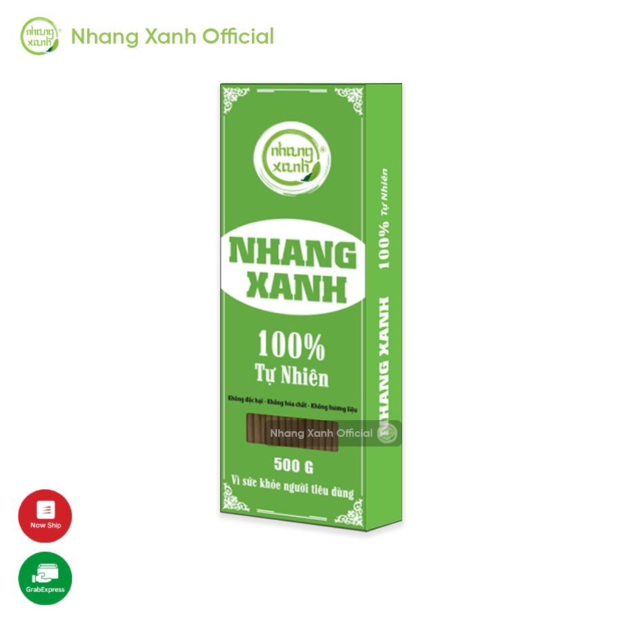 [COMBO 2 HỘP] Nhang Xanh Phổ Thông 30cm - Mùi hương dịu nhẹ, tự nhiên, không hóa chất độc hại - Hộp 500gr