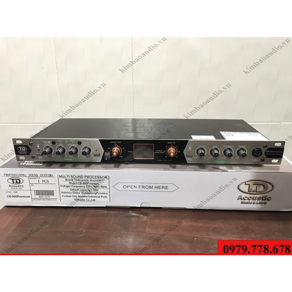 Máy Nâng Tiếng TD Acoustic CB900 Premium Chính Hãng - Tặng Dây Canon Và Dây Optical
