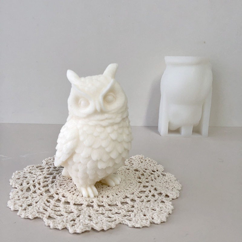 Khuôn Silicone Tạo Hình Chim Cú 3D Trang Trí Tiệc Cưới / Sinh Nhật DIY