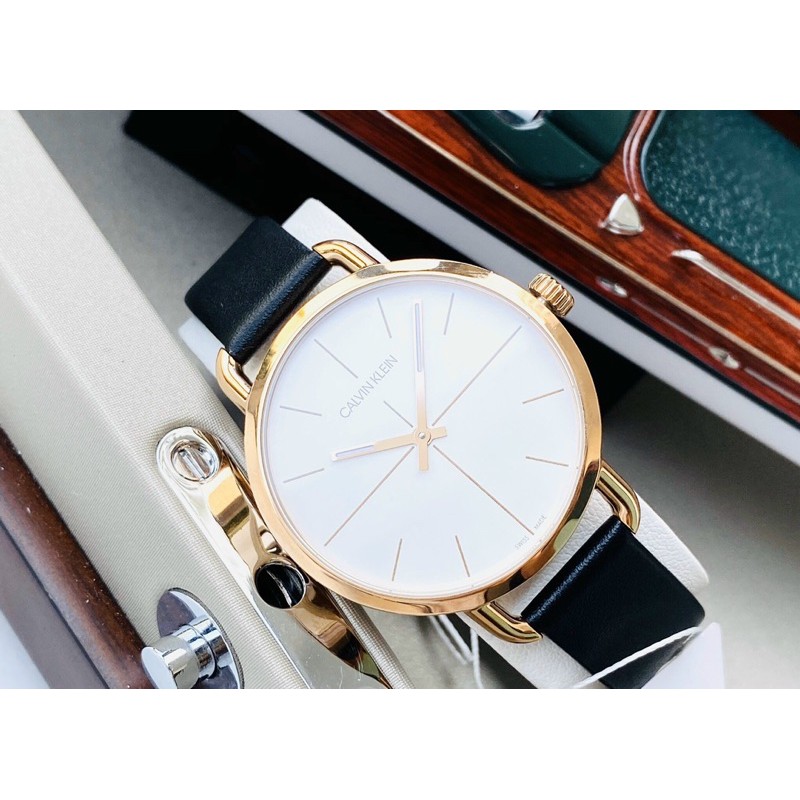 Đồng hồ đôi dây da Calvin Klein K7B216C6 K7B236C6