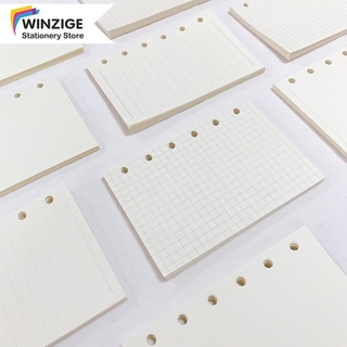 Giấy ghi chú cỡ giấy A7 thiết kế đục lỗ tiện dụng