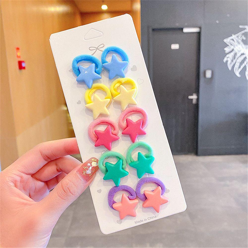 WATTLE Set 10 Băng Đô Nơ Xinh Xắn Dành Cho Bé Gái