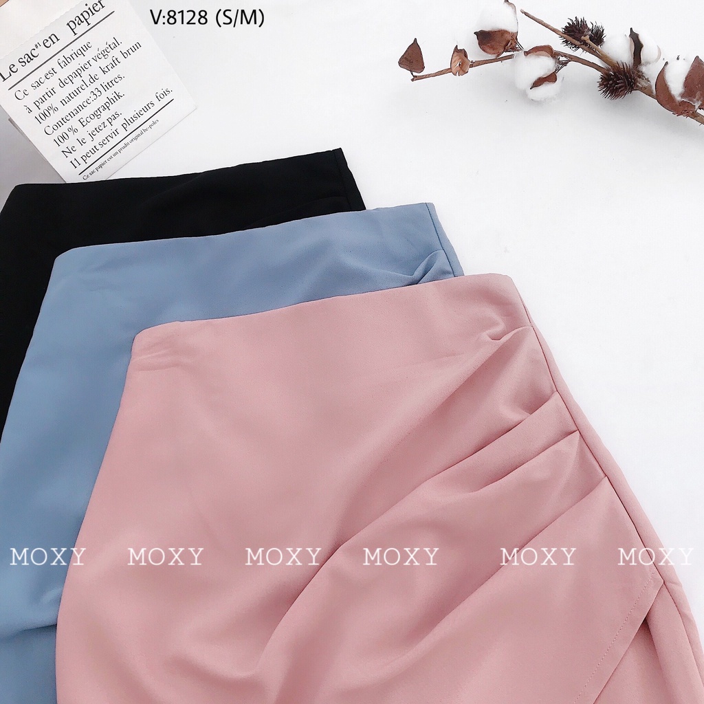 SP008128-Chân váy vạt xéo ly eo