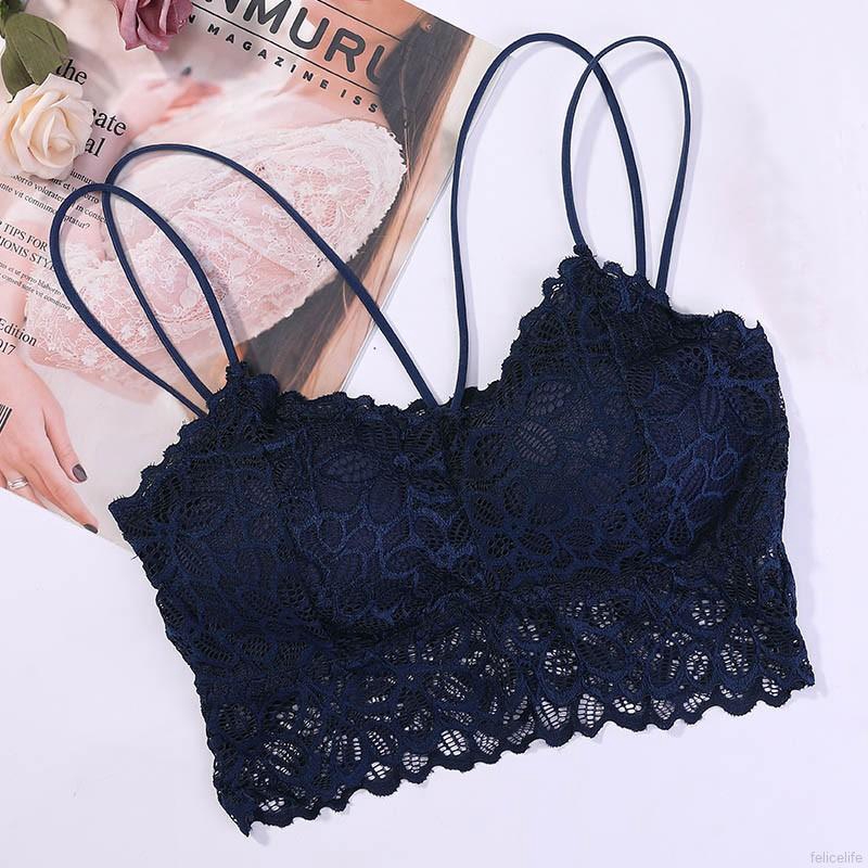 Bra Ren Hoa Thoáng Khí Có Mút Nâng Ngực