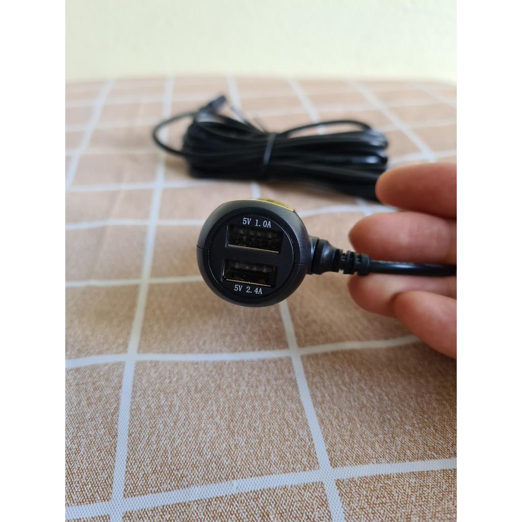 [CHÍNH HÃNG] Dây Nguồn Camera Hành Trình 2 cổng usb NAVITEL | BigBuy360 - bigbuy360.vn