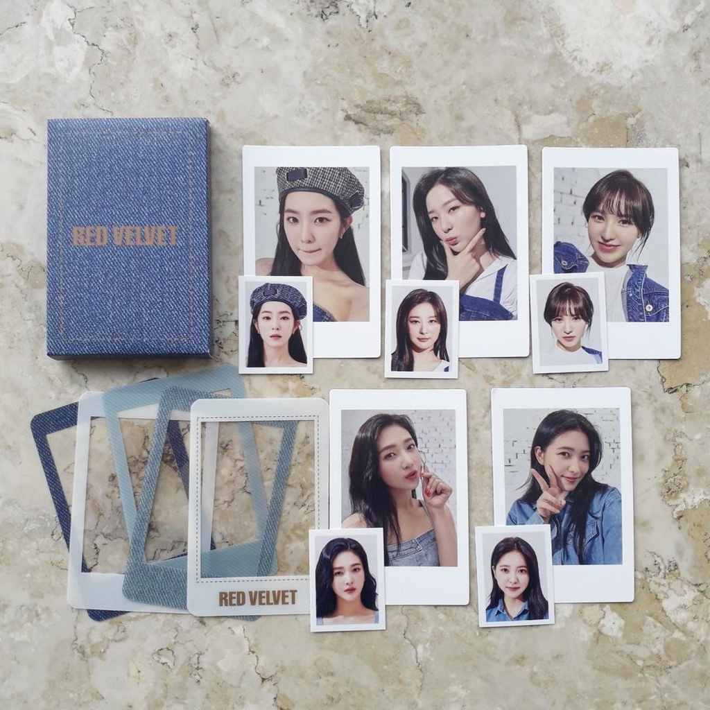 Ảnh photocard official Red velvet Trolls Denim album id polaroid Yeri Irene Wendy Seulgi Joy Finale Scrapbook Bad boy
