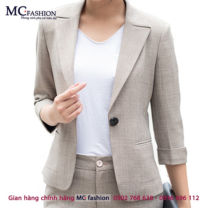 Quần Tây Nữ Lưng Cao, Đẹp, Kiểu Quần Âu Nữ Công Sở, Ống Côn, Màu Nude, Mc Fashion TQ0383