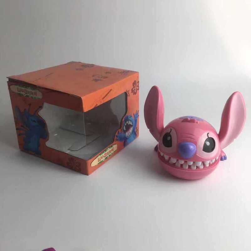 Đồ chơi hoạt hình Lilo &amp; Stitch 12cm bằng nhựa PVC cắn ngón tay