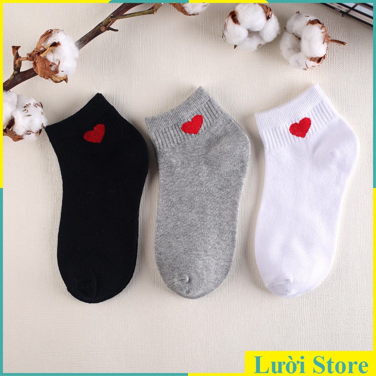 Tất Cổ Ngắn Trái Tim BT08