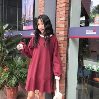 Váy đuôi cá tay bồng