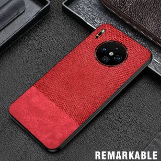 Mate 30 pro - Ốp lưng vải kết hợp da