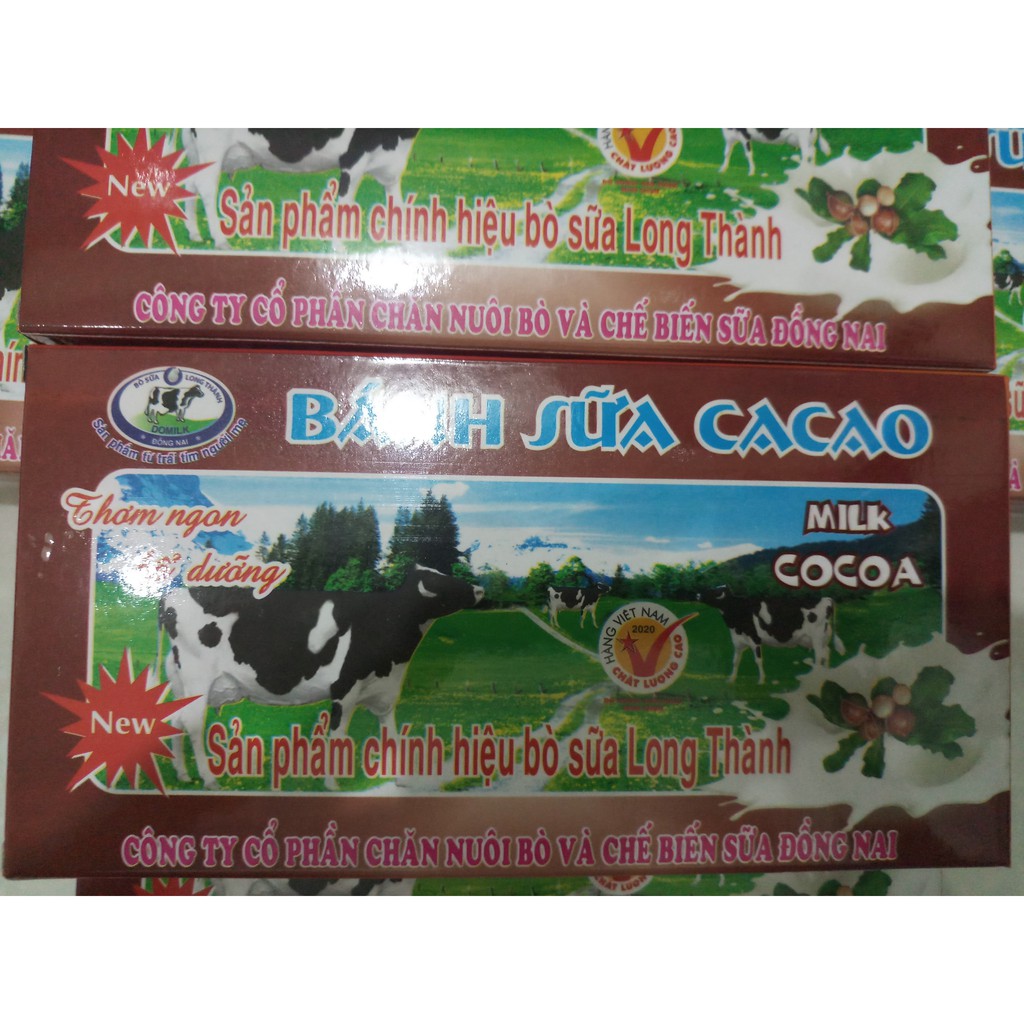 Bánh sữa CACAO Long Thành Nguyên Chất Domilk | BigBuy360 - bigbuy360.vn