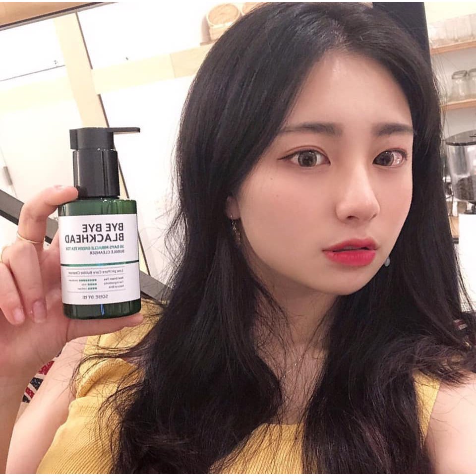 Sữa Rửa Mặt Sủi Bọt Mụn Đầu Đen Some By Mi Bye Bye Blackhead 30 Days Miracle Green Tea Tox Bubble Cleanser 120g