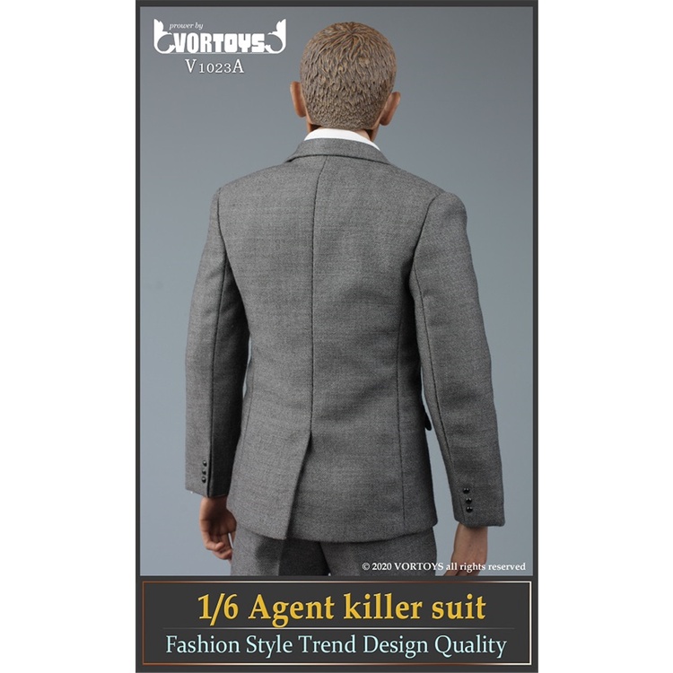 Mô hình trang phục Nam 1/6 V1023 Agent Killer Suit - Hãng Vortoys
