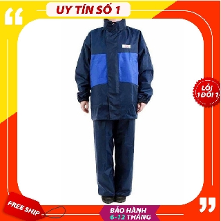 Bộ áo mưa 2 lớp, áo mưa vải dù siêu bền Thành Long