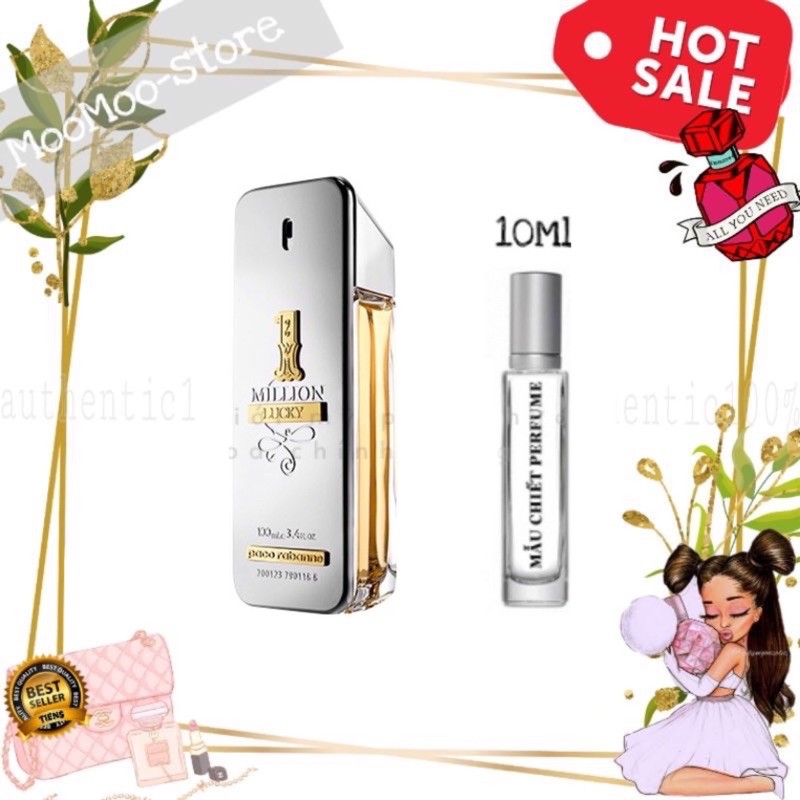 💥HOT💥 Nước hoa chính hãng Paco Rabane One Million Lucky 5ml/10ml/20ml