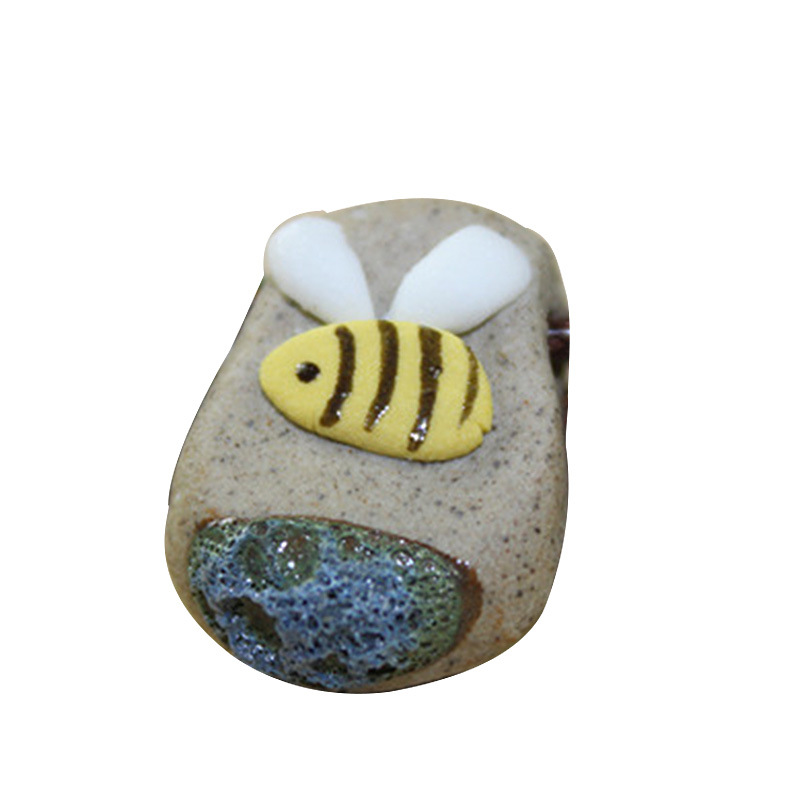 Mặt trang sức hình ong mật bằng đá thiên nhiên độc lạ sành điệu