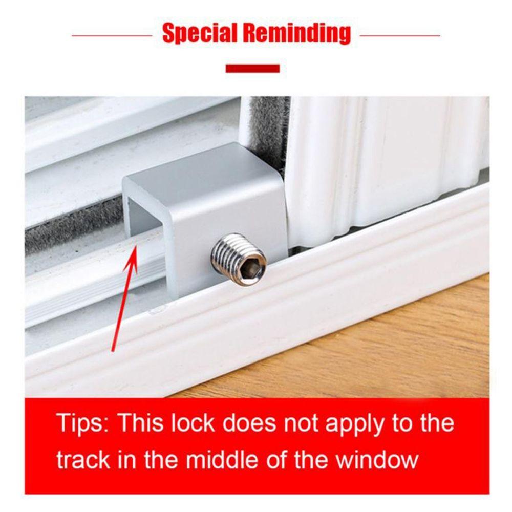 Khóa Cửa Sổ Trượt Bằng Hợp Kim Nhôm An Toàn Chống Trộm