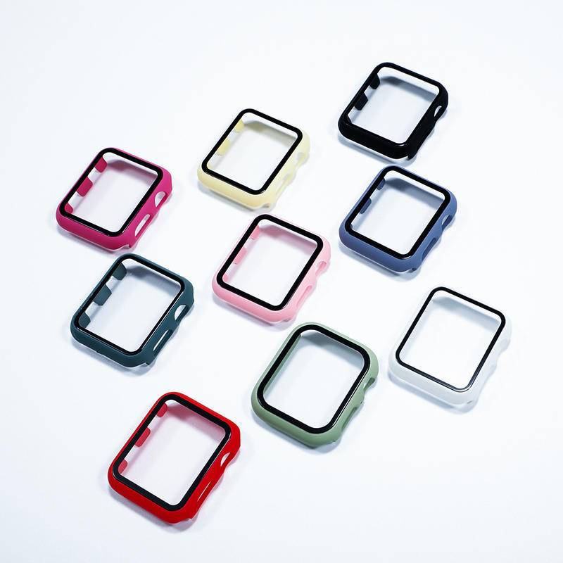 Ốp mặt đồng hồ thông minh bảo vệ cho Apple Watch 44mm 40mm 42/38mm Series 5 4 3 2 Se 6