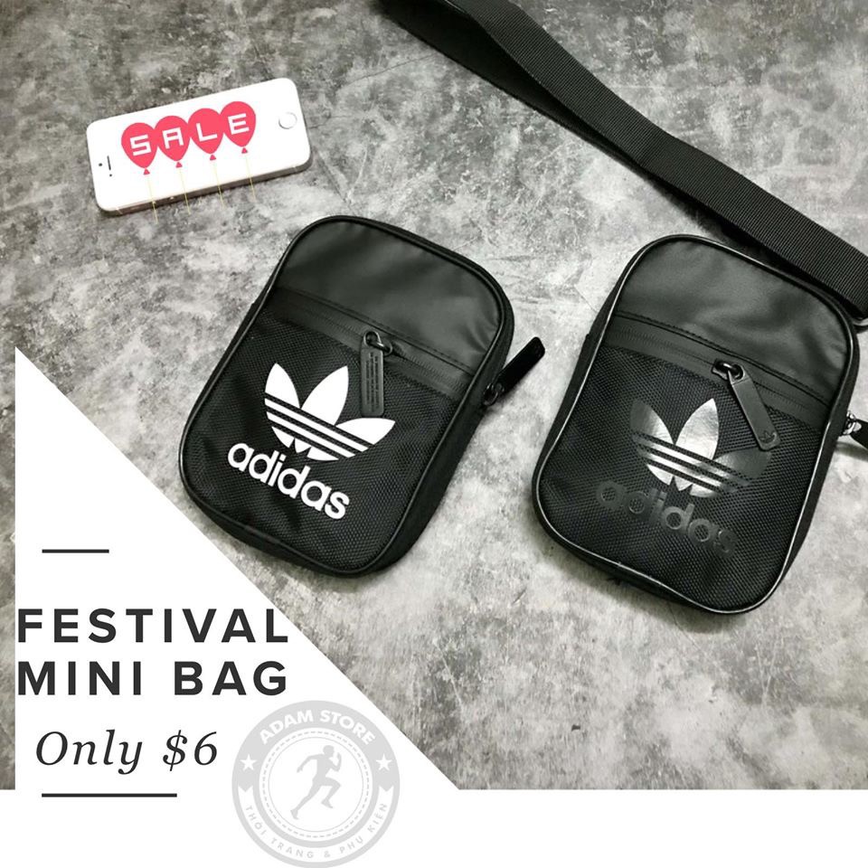 Ảnh Thật-Hàng Chất} Túi Đeo Chéo Mini Siêu COOL (Full Color Festival Mini Bag)